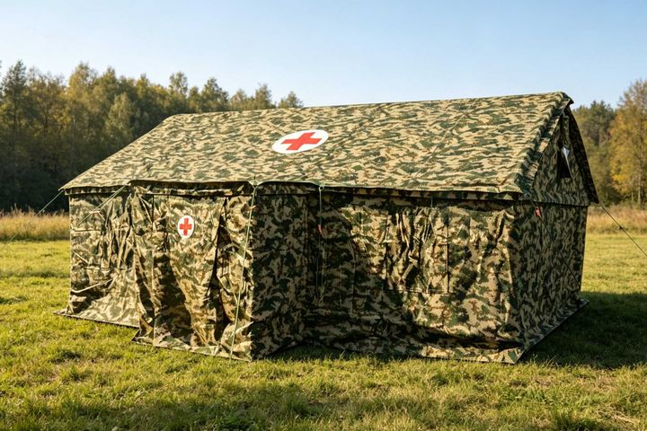 Палатка полевого госпиталя