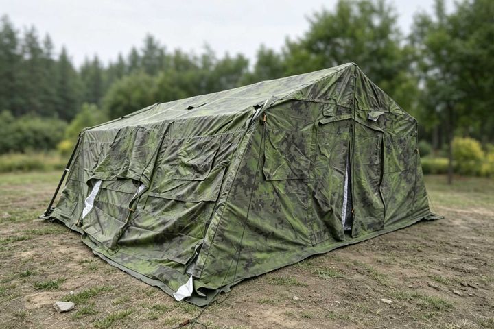 Палатка 30 м² на складном каркасе